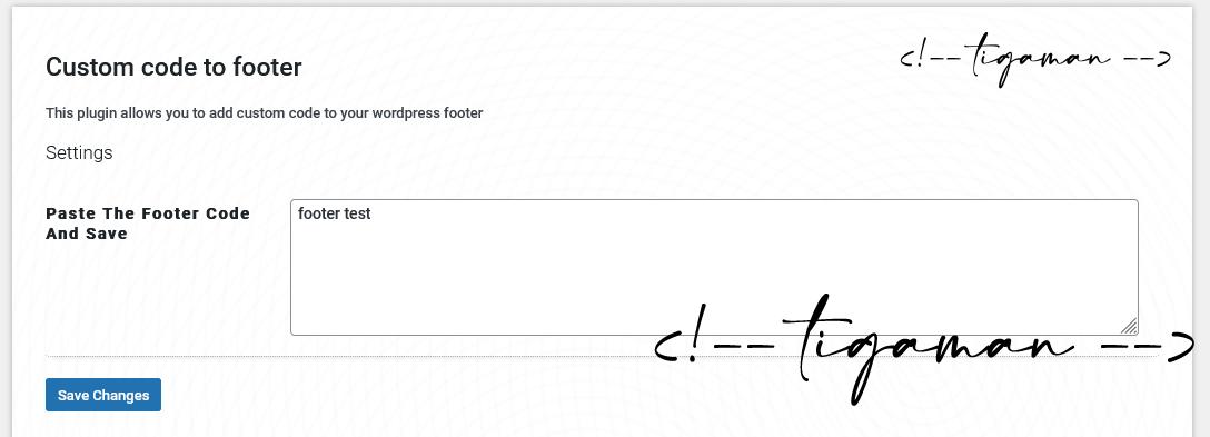 Add Custom Code To WordPress Footer – WordPress Plugin
