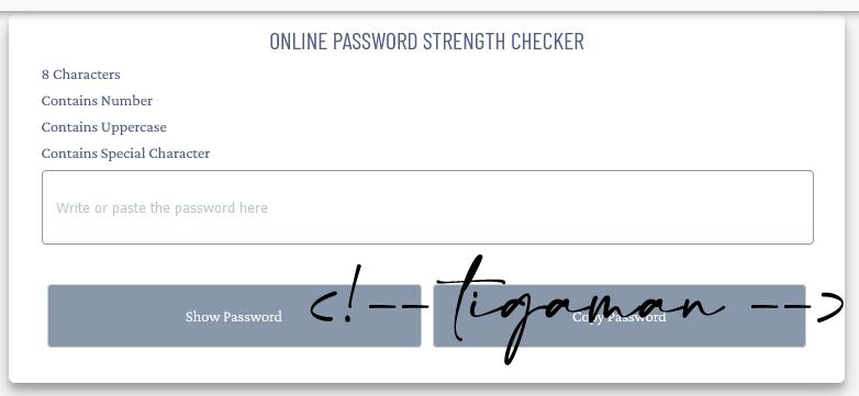 Password Strength Checker wordpress plugin